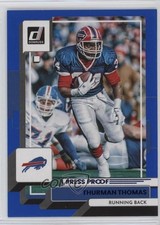 2022 Panini Donruss Press Proof Blue Thurman Thomas #114 HOF 12a4