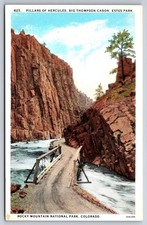 Pillars of Hercules Postcard Estes Park Rocky Mountain National Park Colorado