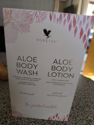 Forever Living Body Wash und Body Lotion