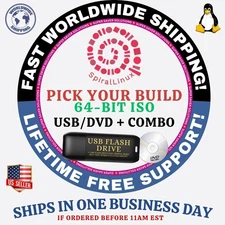 SpiralLinux OS - ALL VERSIONS - USB / DVD - GNOME, MATE, PLASMA, XFCE, CINNAMON