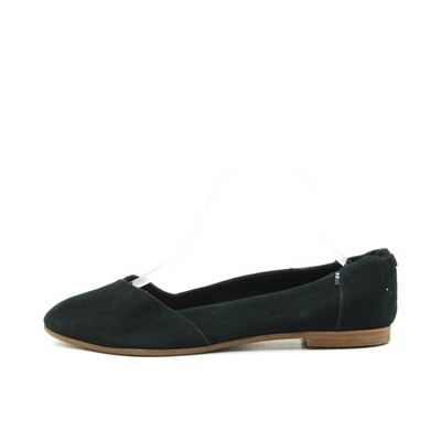 TOMS Damen Ballerinas EU 40 Ballerina schwarz Wildleder Leicht
