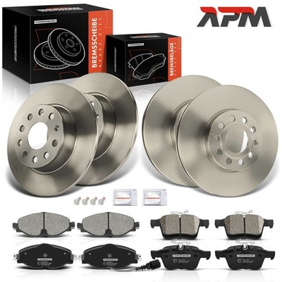 Bremsscheiben Bremsbeläge Vorne Hinten Ø288/272mm für VW Golf 7 5G1 Audi A3 8V