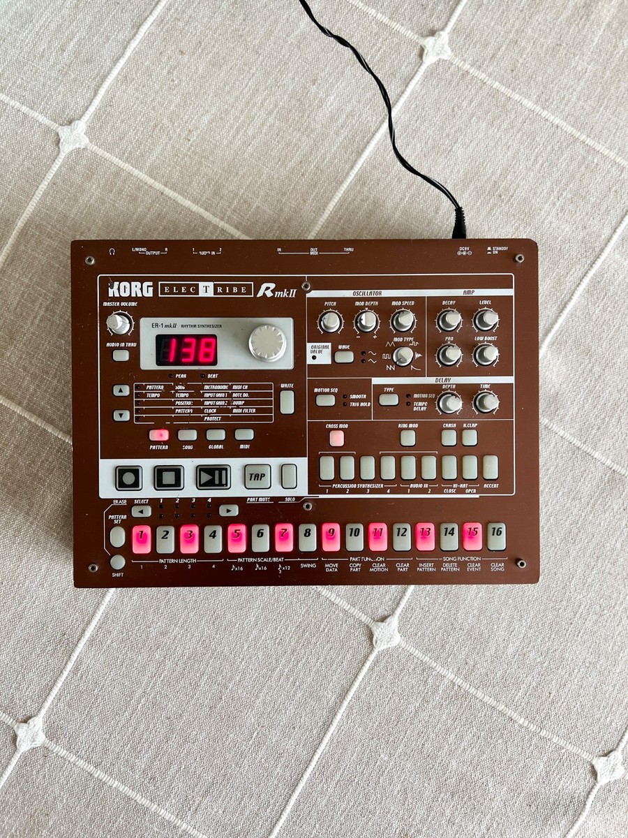 KORG Electribe R mkII ER-1 mkII Rhythm Synthesizer Drum Machine w