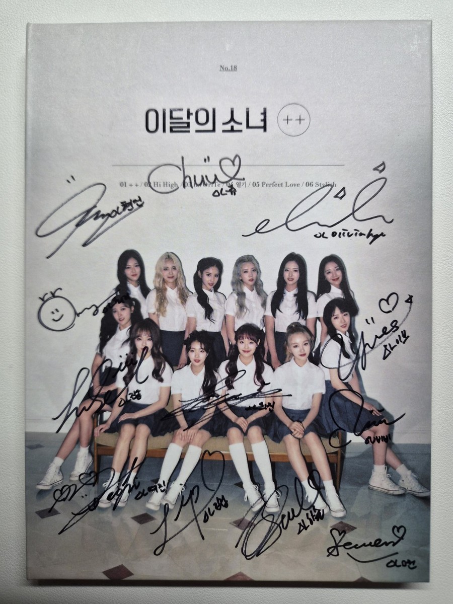 LOONA [+ +] All Member Autographed Signed Limited Album Unique | eBay