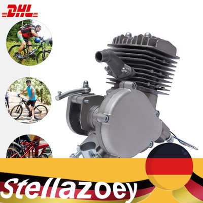 Fahrrad Benzin Hilfsmotor Bike Cycle Engine Kit  2 Takt 80CC Motorisierte SET DE
