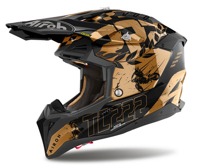 HELM AIROH AVIATOR 3 TC222 THE LEGEND MOTO OFFROAD Limited Edition AV3LTC17