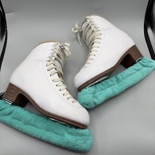 Jackson Ultima Excel figure ice skates youth 4.5 C with Mark II Blade and covers