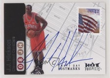 2008-09 Fleer Hot Prospects Draft Day Postmarks 46/50 JJ Hickson #DD-JH Auto 3c7