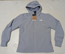 The North Face New Shelbe Raschel Hoodie woman grey jacket sz L Brand New 170
