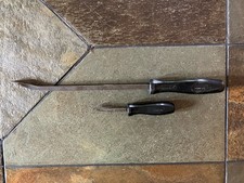 Snap-on Spb18a 18 Spb8a 8 Black Hard Handle 2 Piece Pry Bar Set Usa Snap-on Spb18a 18 Spb8a 8 Black Hard Handle 2 Piece Pry Bar Set Usa