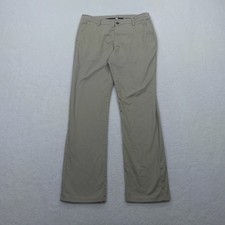 Izod Pants Boys 20 Husky Beige Khaki Cotton Stretch Straight Leg Adjustable