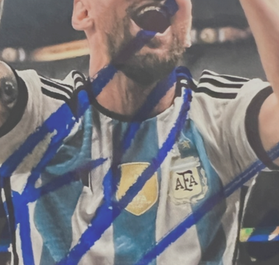 2022 Panini Instant FIFA World Cup Qatar Signed Lionel Messi