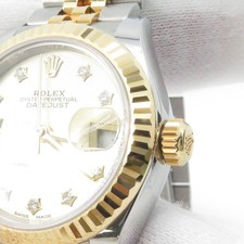 ROLEX Lady-Datejust 28mm Steel 18K Yellow Gold Champagne Dial 279173G 5