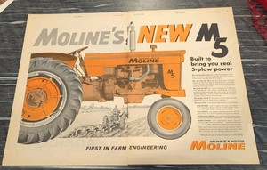 Magazine Ad 1960 Minneapolis-Moline Tractors - Minneapolis, MN - 2 Page Ad