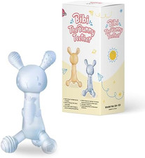 Signature Rabbit Baby Teether | Multi-Texture Silicone Design & Multi Purpose | 