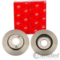 2X TRW Bremsscheiben 274Mm BelÜFtet Vorne Passend FÜR KIA Carnival | DF4836S