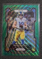 2023 Panini Prizm #163 Ben Skowronek Green Wave Rams NM!