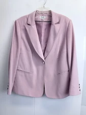 Emily Women's Plus 18W Blazer Jacket Peak Collar Light Purple