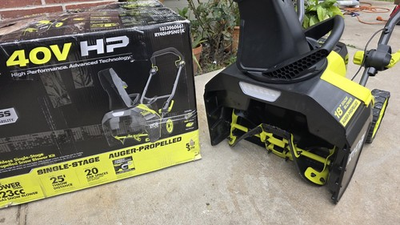 #ad #ad RYOBI 40V HP 18 in. Electric Auger Propelled Snow Blower RY40HPSN01 Tool Only $139.00