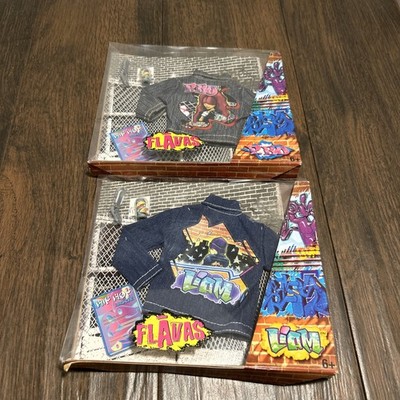 Mattel 2 Flavas Tika Hip Hop  Denim Jacket & Accessories NRFB Vintage 2003