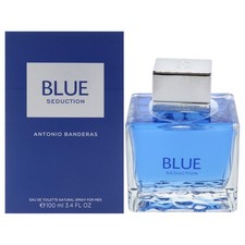 Blue Seduction by Antonio Banderas for Men - 3.4 oz EDT Spray