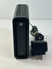 Arris Surfboard SB6121 Cable Modem High Speed Internet Pre-owned. Black