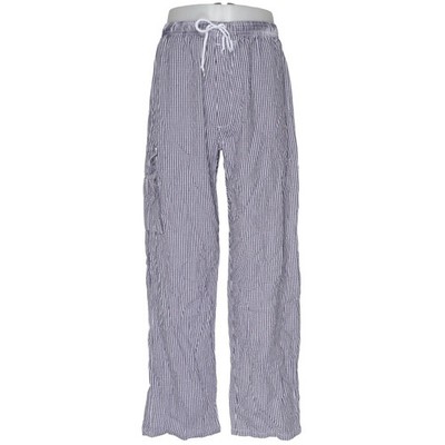 Portwest, Hose, Größe: M, Blau/Weiß, Baumwolle, Karo, Herren #bOa