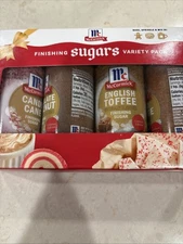 New McCormick LIMITED EDITION HOLIDAYS Finishing Sugar - 2025 Complete Set Of 3