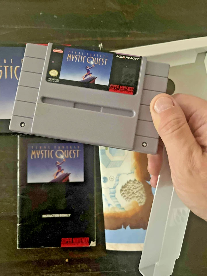 Final Fantasy Mystic Quest  Super Nintendo Snes Complete With Manual And Map - Image 4 of 4