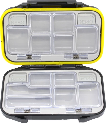 1x Fishing Lure Bait Tackle 2 Layer Storage Box Case Waterproof Compartments NEW - Picture 45 of 150
