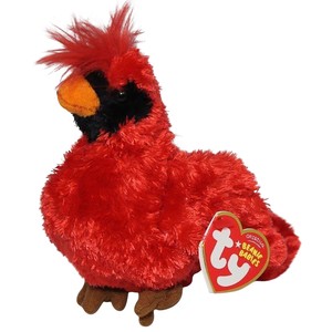 red cardinal beanie baby