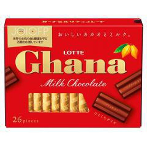 Lotte, Ghana Milk Excellent, 119g in 1 Box - Bild 1 von 1