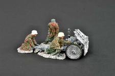  RARE THOMAS GUNN  SSW003A Winter German 7.5cm IG  3 Man Crew W/Original Box