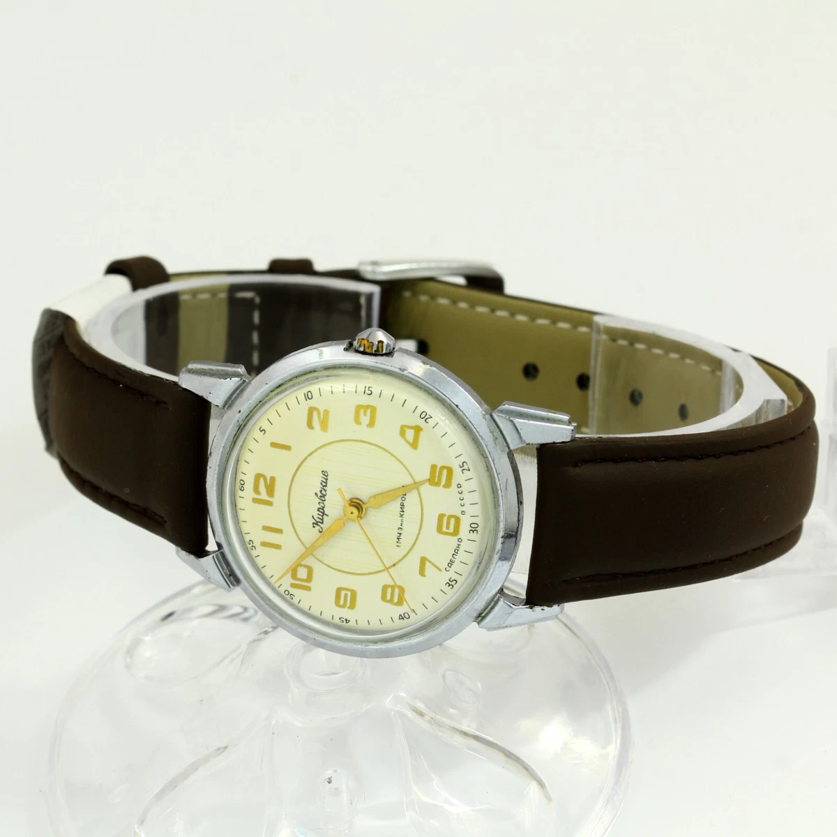 Kirovskie 1st Moscow Watch Factory USSR Soviet wristwatch cal. 2408 16 jewels