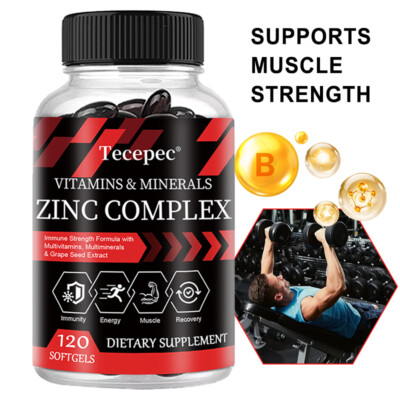 Multivitamin/Multimineral Supplement with Zinc Complex, Boost Energy, Immune