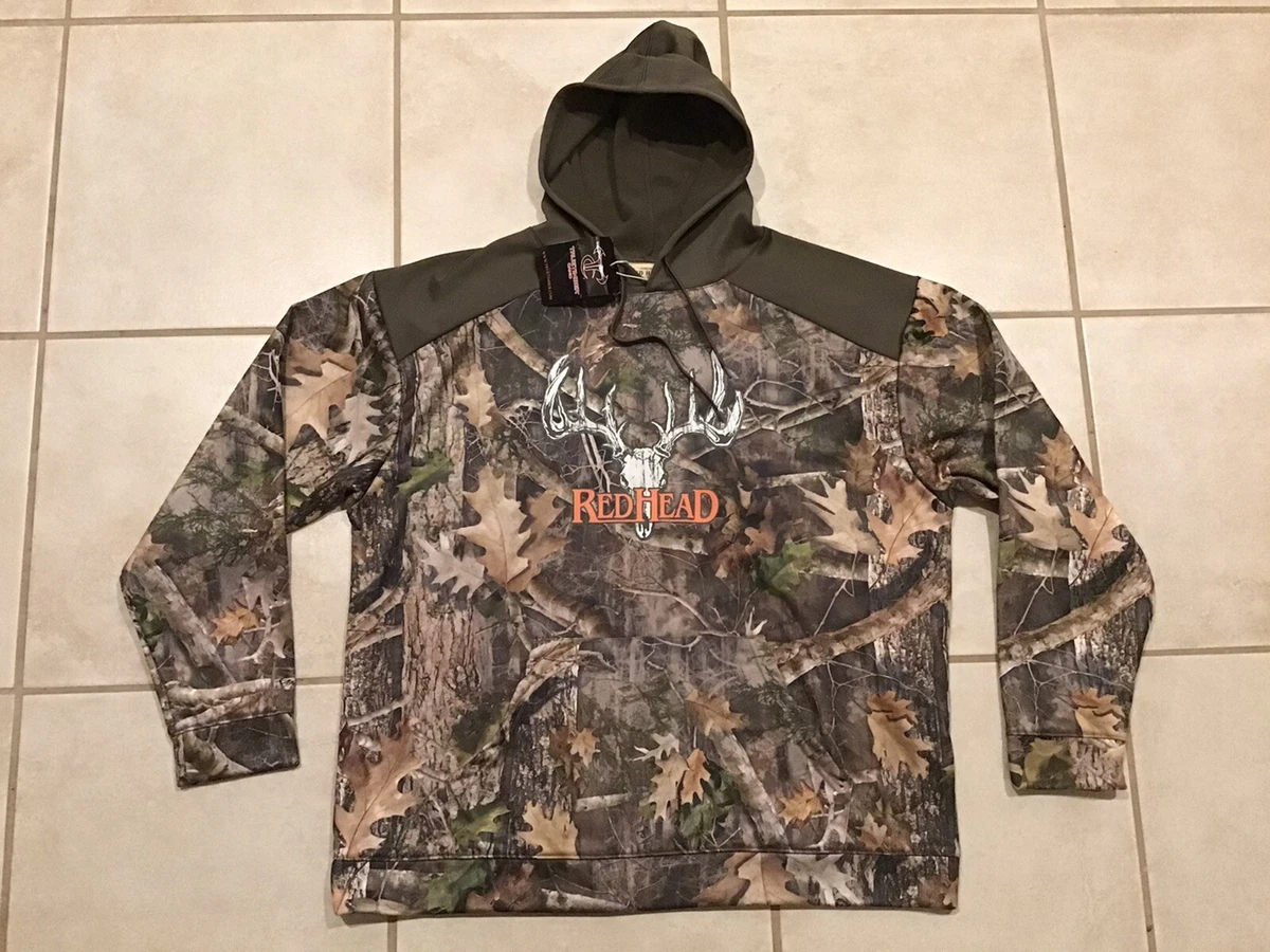 Red Head True Timber Camo Sweatshirt Hoodie Logo Fleece Pullover Mens 2XL  NWT