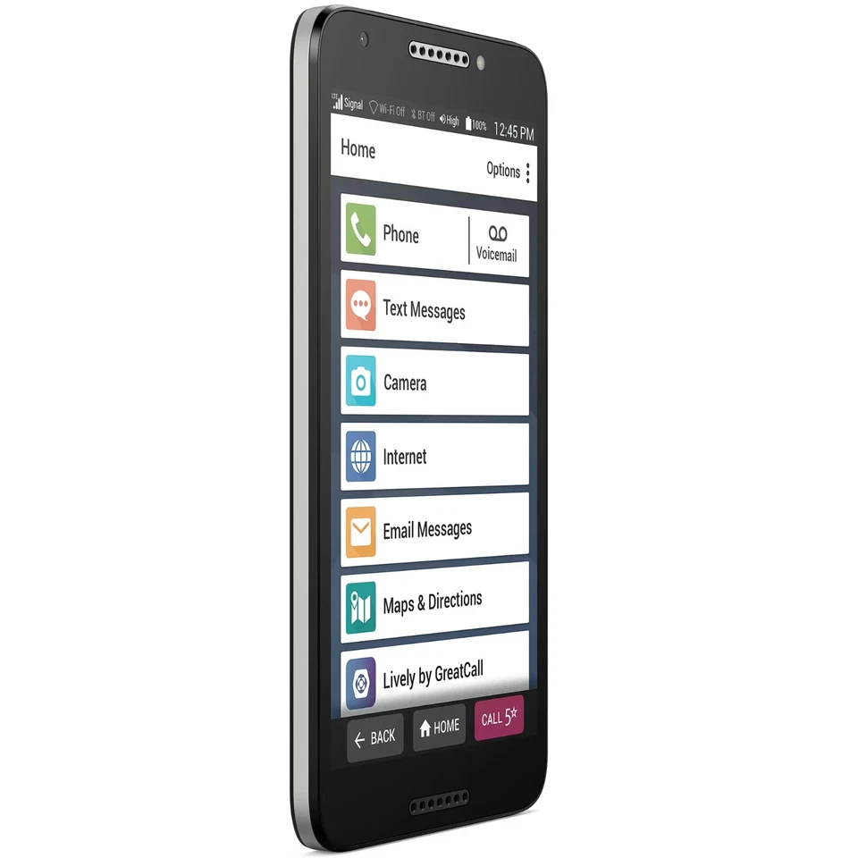 GreatCall Jitterbug Smart2 Alcatel / TCL 5049S 5.5" Smartphone for Seniors - Image 2 of 4