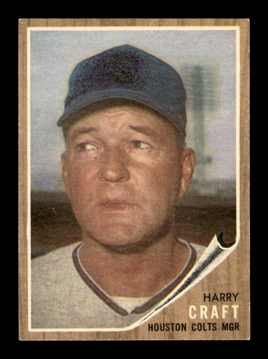 1962 Topps #12 Harry Craft Manager NM-MT Condition OBGcards Vintage Baseball