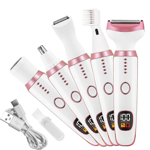 5-In-1,Elektrischer Rasierer Intimbereich Elektrischer Damenrasierer für Frauen - Bild 7 von 19