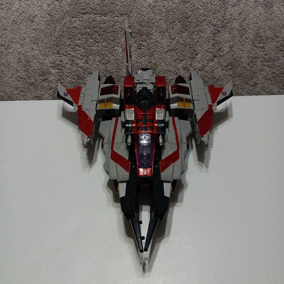 Transformers Cybertron Supreme Class Starscream Figure NEAR-COMPLETE - Image 2 of 4