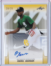 2017 Leaf Perfect Game OSIRIS JOHNSON GOLD Autograph RC Rookie Card True 20/25