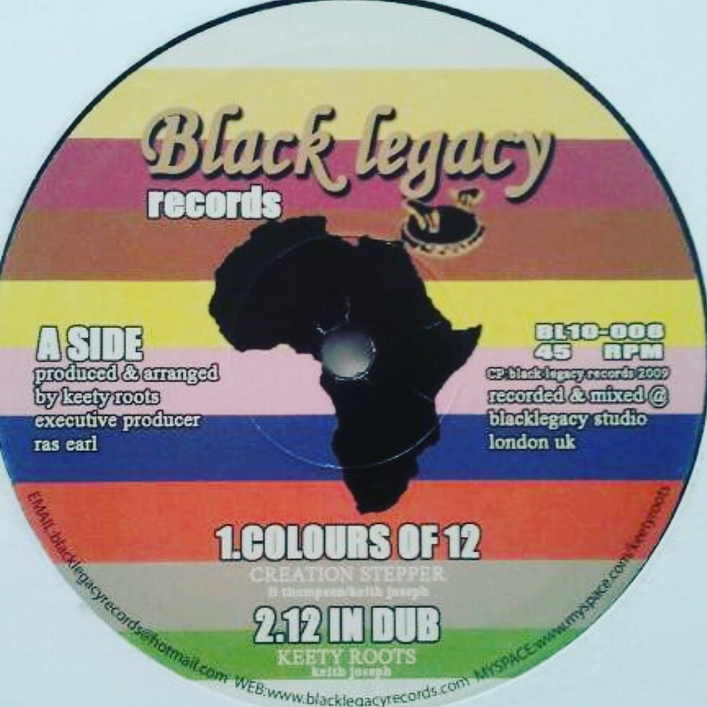 10" CREATION STEPPER & KEETY ROOTS/ COLOURS OF TWELVE/BLACK LEGACY/ REGGAE/