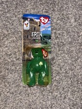 Erin The Bear McDonalds Ty Beanie Baby with Rare Errors 1993, OakBrook Misprint