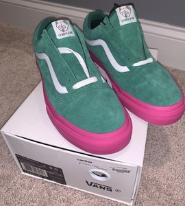 vans old skool pro s golf wang blue pink