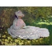 Claude Monet FrüHling Kunstplakat ExtragroßEr Leinwanddruck