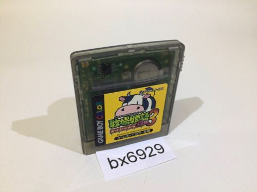 bx6929 Harvest Moon Bokujo Monogatari 3 GB GameBoy Game Boy Japan - Foto 1 di 2