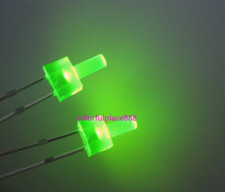 2mm Flat Top Diffused Red Yellow Blue Green White Orange Warm Led Leds Diode New