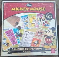 Disney Mickey Mouse Game Box Compendium Retro Edition. New & Sealed. Free P&P.
