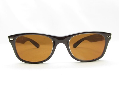 RAY-BAN NEW WAYFARER RB 2132 BROWN + BLUE WRAP EYEGLASSES FRAME 52-18-145 119144