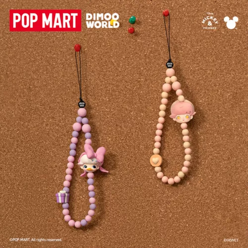 POPMART DIMOO WORLD × Disney Series Mobile phone lanyard Blind Box NEW HOT - Bild 21 von 32